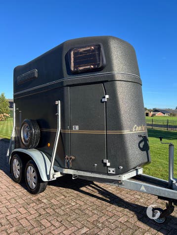 Oerdegelijke Bockmann 1,5 Paards Trailer!, Ophalen, Zo goed als nieuw, Polyester, 1½-paards trailer