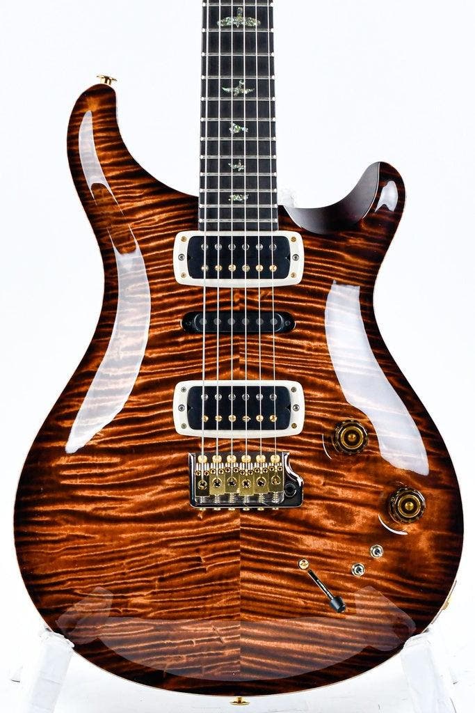 PRS Wood Library 10 Top Modern Eagle V Copperhead Burst, Muziek en Instrumenten, Snaarinstrumenten | Gitaren | Elektrisch, Solid body