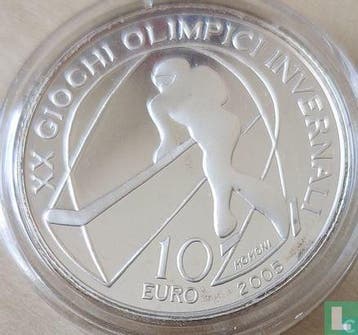 Italië 10 euro 2005 (PROOF) 2006 Winter Olympics in Turi.., Verzenden, Goud, Italië, 10 euro
