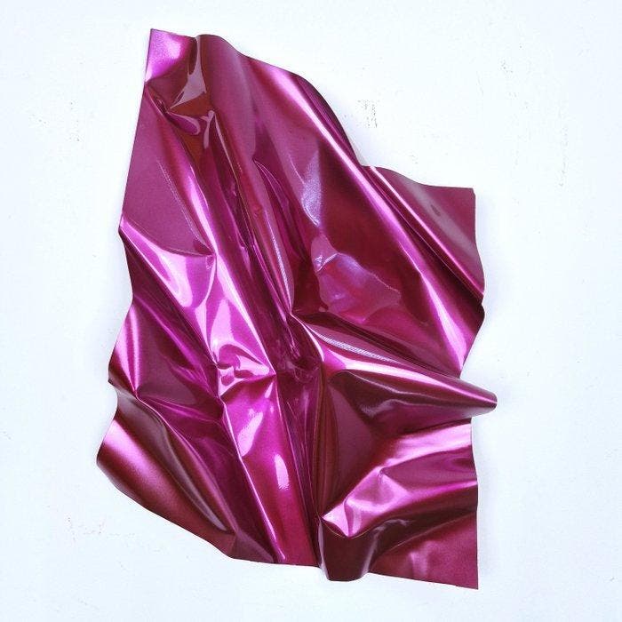 José Soler Art - Steel Silk. Fuchsia, Antiek en Kunst, Kunst | Designobjecten