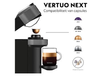 Nespresso Vertuo Next Delonghi Env120.gy, Verzenden, Nieuw, 1 kopje, Koffiepads en cups