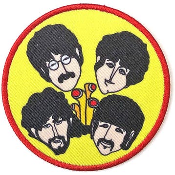 The Beatles - Yellow Submarine Periscopes & Heads - patch, Ophalen of Verzenden, Nieuw, Kleding