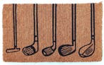 Deurmat Kokos handgeweven golf clubs 75cm, Tuin en Terras, Verzenden, Nieuw