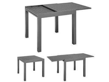 Veiling - Uitklapbare Tuintafel Laki - 80 x 80 cm - Antracie, Nieuw
