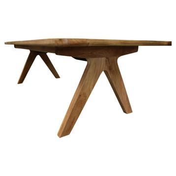 Soerabaya dining tuintafel teak 260x110xH75 cm, Tuin en Terras, Tuintafels, Ophalen of Verzenden, Nieuw, Teakhout
