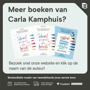 Brushlettering voor iedereen Oefenschrift 2 - Carla Kamphuis, Verzenden, Gelezen, Carla Kamphuis