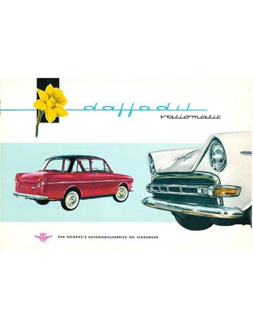 1962 DAF VARIOMATIC BROCHURE NEDERLANDS, Nieuw, Author