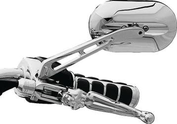 Kuryakyn Magnum Plus Mirror Large Convex Glass Chrome, Ophalen of Verzenden