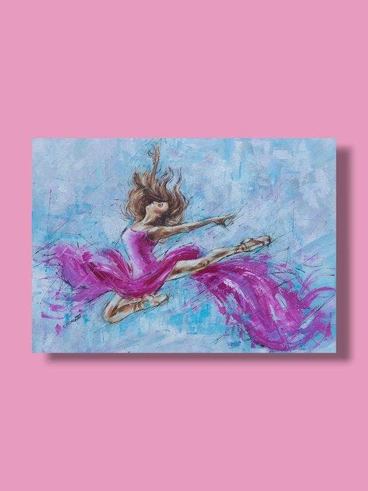 Elisa Brindani - Dancer, Antiek en Kunst, Kunst | Schilderijen | Modern