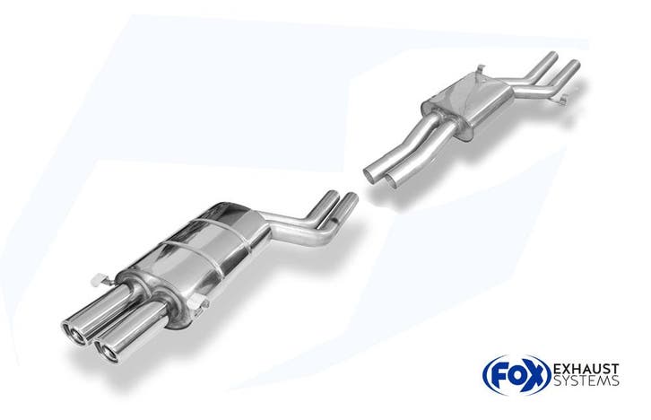FOX Audi A8/S8 Type D2 eind- en voordemper - 2x76 Type 17, Auto-onderdelen, Uitlaatsystemen, Nieuw, Verzenden