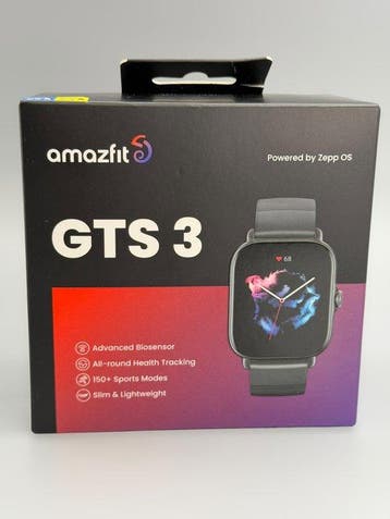 Amazfit GTS 3 | Premium GPS & AMOLED Health Fitness, Nieuw