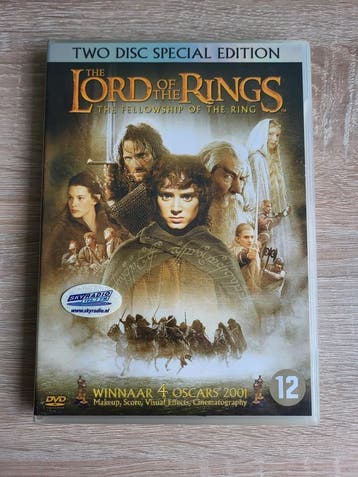 DVD - The Lord Of The Rings - The Fellowship Of The Ring, Cd's en Dvd's, Vanaf 12 jaar, Verzenden, Gebruikt, Fantasy