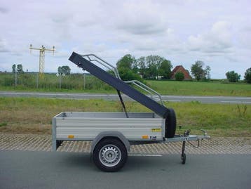 Saris bagagewagen afm. 184x112x50cm 750kg (ex-verhuur no.17), Auto diversen, Ophalen, Gebruikt