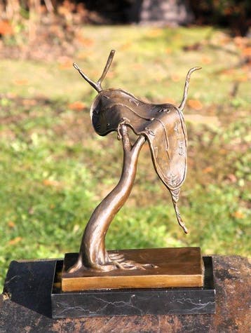naar salvador dali - sculptuur, Surrealistische bronzen, Antiek en Kunst