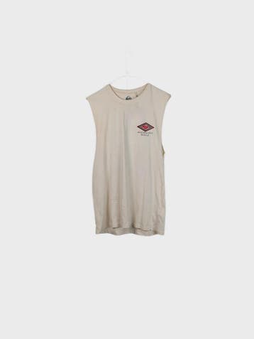 Quiksilver Tanktops Heren maat M Beige Vintage, Ophalen of Verzenden, Nieuw