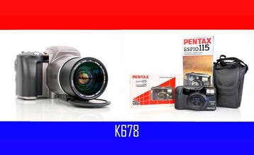 Pentax, Olympus Pentax Espio 115 + Olympus IS-200 Analoge, Nieuw