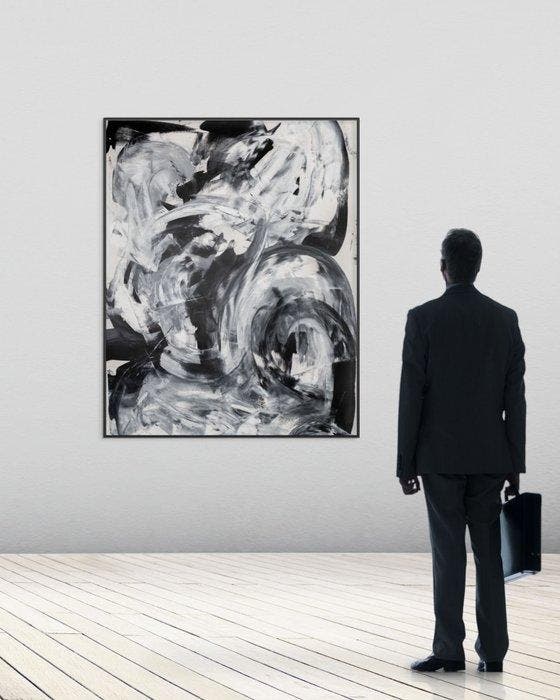 Sandra Glaser - Blurred Memory - XXL, Antiek en Kunst, Kunst | Schilderijen | Modern