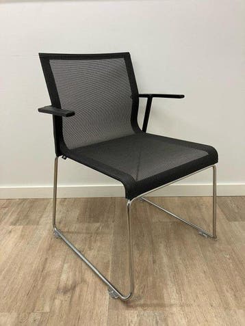 ICF - Fauteuil (6) - Stick - Textiel, Staal, Plastic, Antiek en Kunst