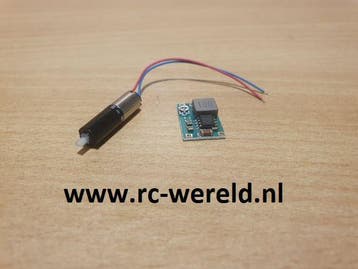 rc boot radar motor set, 3 volt met stepdown printje., Ophalen of Verzenden, Nieuw