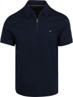 Tommy Hilfiger Half-Zip Polo Interlock Navy maat XL Heren, Kleding | Heren, Polo's, Tommy Hilfiger, Verzenden, Blauw, Maat 56/58 (XL)