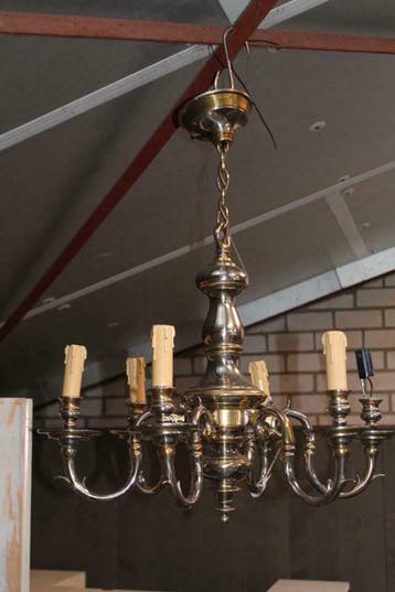 Kroonluchters, lusters, antieke kroonluchters, Achterhuis, Ophalen of Verzenden, Gebruikt, Glas