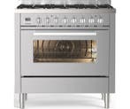 €2995 ILVE L096WSCM3/SS gasfornuis, Witgoed en Apparatuur, Fornuizen, Ophalen of Verzenden, Nieuw