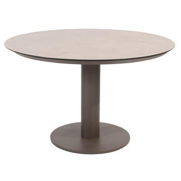 Sarah dining tuintafel 120xH75 cm printed ceramic terre, Ophalen of Verzenden, Nieuw