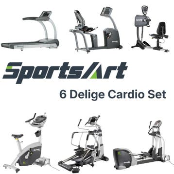 Sportsart - Cardio Set - 6 Delig, Sport en Fitness, Fitnessmaterialen, Ophalen of Verzenden, Nieuw