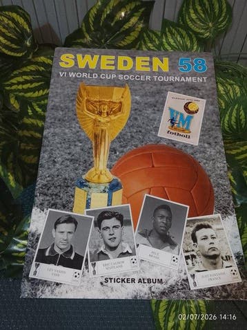 EU | World Cup Jules Rimet SWEDEN 1958 | RARE | Empty, Nieuw