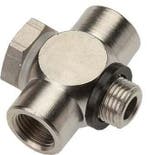 G3/8 Aluminium Tee Banjo Fitting met Binnen- en Buitendraad, Verzenden, Nieuw