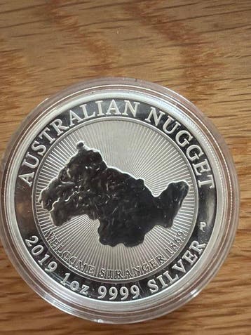Australië. 1 Dollar 2018 Nugget 1 oz (.999) (Zonder