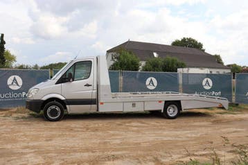 Veiling: Autotransporter Vrachtwagen Mercedes-Benz 518 CDI D, Automaat, Mercedes-Benz, Diesel, Zilver of Grijs