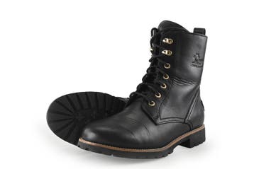Panama Jack Laarzen in maat 40 Zwart, Kleding | Dames, Schoenen, Hoge laarzen, Verzenden, Zwart, Zo goed als nieuw