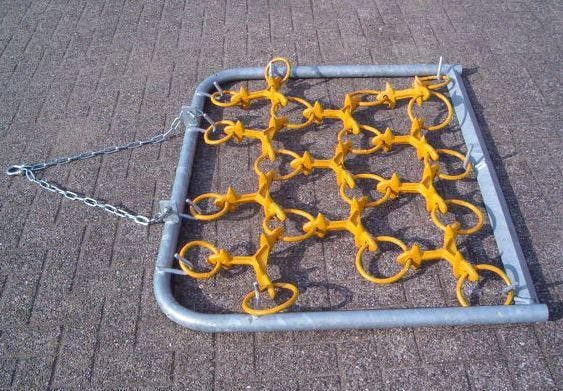Gegalvaniseerde getrokken weidesleep voor zitmaaier of quad, Dieren en Toebehoren, Paarden en Pony's | Overige Paardenspullen