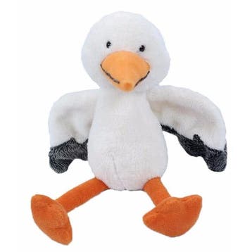Heunec pluche ooievaar knuffel - vogel - 20 cm, Kinderen en Baby's, Verzenden, Nieuw