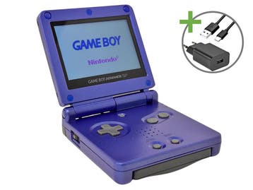 Gameboy Advance SP Blue - USB-C & IPS V5, Spelcomputers en Games, Spelcomputers | Nintendo Game Boy, Ophalen of Verzenden, Zo goed als nieuw
