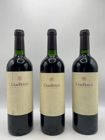 Cà del Bosco, Curtefranca 2006, 2007, 2008 - Lombardije - 3, Nieuw