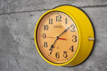 Wandklok - Seikosha CO. LTD Seiko - Staal, Bakeliet,