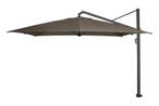 Platinum Icon T1 parasol 4x3 meter Havana Taupe, Tuin en Terras, Verzenden, Nieuw, Zweefparasol, Kantelbaar