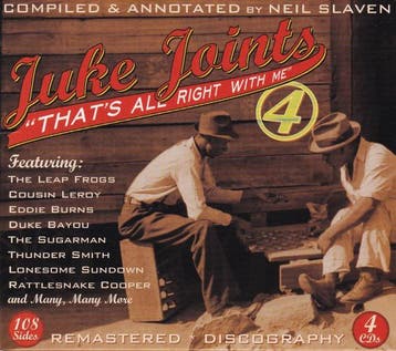 cd box - Various - Juke Joints 4 (Thats All Right With Me), Verzenden, Zo goed als nieuw