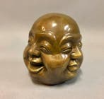Beeldje - Four Faces Buddha - 1,4 kg - Brons, Antiek en Kunst