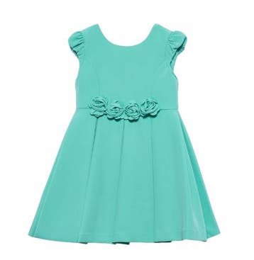 Abel & Lula Crepe dress with floral detail groen meisjes, Ophalen of Verzenden, Nieuw