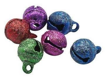 10 x Metalen stardust belletjes 9,5 × 6,5 mm – oogje 1 mm, Ophalen of Verzenden, Nieuw, Kraal