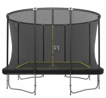 Magic Jump Fiber Rechthoekige Trampoline 214 x 305 cm Black, Ophalen of Verzenden, Nieuw