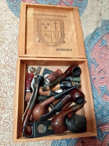 Pijp - Hout, Plastic, metaal - (24)