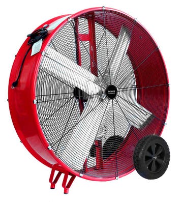 Mobiele riemaangedreven ventilator  Ø1200mm 490W 230V MW Too, Ophalen of Verzenden, Nieuw
