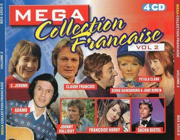 cd - Various - Mega Collection Francaise Volume 2, Verzenden, Zo goed als nieuw