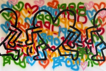 Freda People - Super Rare Haring XXL, Antiek en Kunst