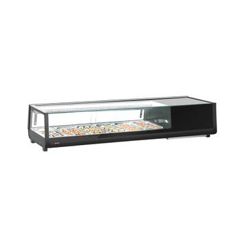 GGM Gastro | Sushivitrine - met LED-verlichting - 1529x420mm, Verzenden, Nieuw in verpakking