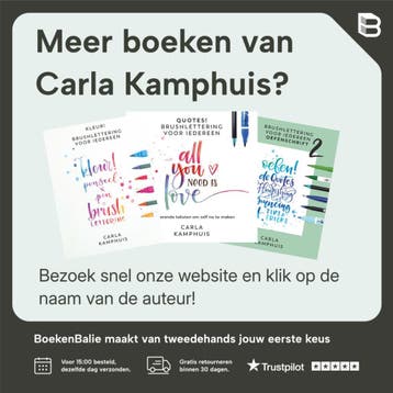 Brush! Kleur! penseel x pen = brushlettering 9789043920629, Verzenden, Gelezen, Carla Kamphuis